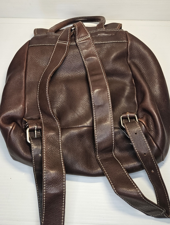 designer leather backpack black Sloan - Slim Design - Built-In Sleeve Fits 13” To 15